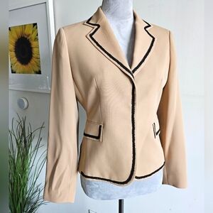 PETITE SOPHISTICATE Tan Blazer